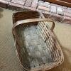 Rectangular Splint Basket with Handle - 3