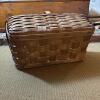 Rectangular Splint Basket with Handle - 4