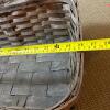 Rectangular Splint Basket with Handle - 5