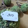 Six Decorative Faux Moss Hanging Balls - 5