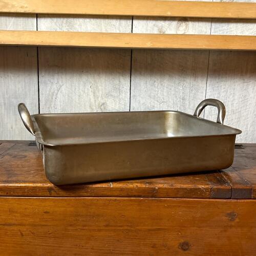 Large Commercial Aluminum Roasting Pan with Handles