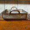 Large Commercial Aluminum Roasting Pan with Handles - 3