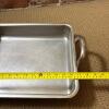 Large Commercial Aluminum Roasting Pan with Handles - 5