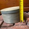 Round Blue Shaker-Style Wooden Pantry Box - 7