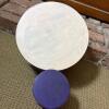 Two Half-Round Hat Boxes and Two Decorative Round Storage Boxes - 5