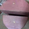 Two Half-Round Hat Boxes and Two Decorative Round Storage Boxes - 9