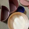 Two Half-Round Hat Boxes and Two Decorative Round Storage Boxes - 11