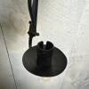 Wrought Iron Adjustable Rooster-Form Rushlight Candle Holder - 2