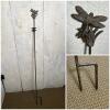 Cast Iron Dragonfly Garden Stake