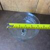 Cut Glass Dessert Cups and Plates with Etched Leaf Pattern - Twelve Piece Set - 7