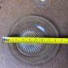 Cut Glass Dessert Cups and Plates with Etched Leaf Pattern - Twelve Piece Set - 9