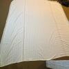 Sibyl Shepard Queen Size White Bed Sheet Top With Lace Trim - 5
