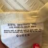 Sibyl Shepard Queen Size White Bed Sheet Top With Lace Trim - 6