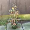 Decorative Faux Tree Tealight Candle Holder with Bird