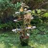 Decorative Faux Tree Tealight Candle Holder with Bird - 2