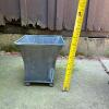 Four Square Metal Planters with Patina Finish - 6