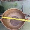 Large Wooden Farm Basket with Leather Handles - 5