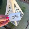 White Painted Metal Planter with Pyramidal Trellis - 8