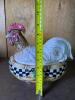 House of Hatten Rooster Tureen and Serving Platter Set - 3