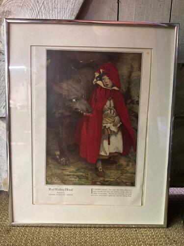 16"x20" Red Riding Hood Wall Art