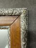 Ornate Victorian-Style Wood and Pressed Metal Framed Mirror - 2