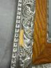 Ornate Victorian-Style Wood and Pressed Metal Framed Mirror - 5