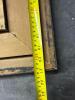 Ornate Victorian-Style Wood and Pressed Metal Framed Mirror - 8