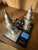Sterling Silver Salt and Pepper Shakers - 4