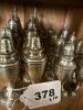 Sterling Silver Weighted Salt and Pepper Shakers - 11