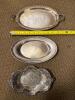 Assorted Silver Plate Trays and Dish - 6