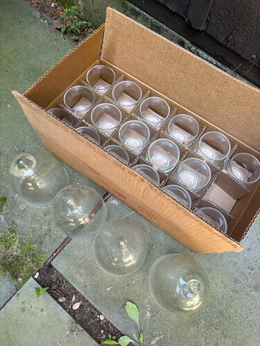 Votive Candle Holders and Hand-Made Glass Cloches