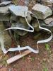 Set of Metal Rabbit Garden Art Sculpture - 2