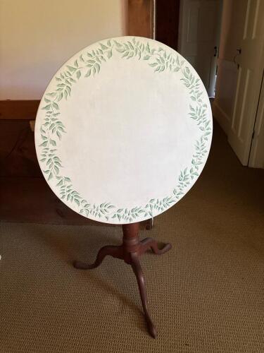 Federal Style Hand-Painted Tilt-Top Table