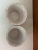 Pair of Majolica-Style Leaf Motif Ceramic Planters - 2