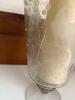 Trio of Etched Glass Candle Holders - 2