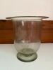 Trio of Etched Glass Candle Holders - 6