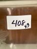 Trio of Etched Glass Candle Holders - 9