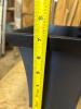 Five Black Metal Tapered Square Planters - 3