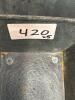 Set of Rectangular and Flared Patinated Metal Planters - 12