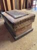 Antique Wooden Chest Filled with Assorted Ceramic Tiles - 8