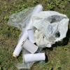 Assorted Spools of White Tulle and Satin Ribbons