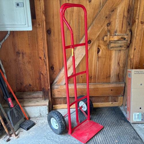 Haul-Master Hand Truck with Pneumatic Wheels, See Notes