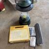 Camping Lot: Lantern, First Aid Kit, Poncho, Survival Blanket, & Utensil Set