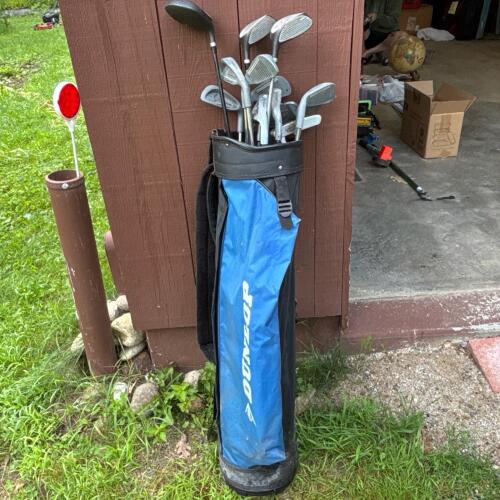 Dunlop Linear Force Golf Clubs With Bag