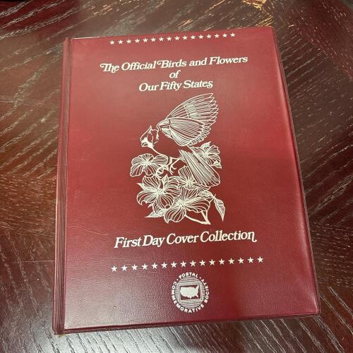 Official Birds and Flowers State First Day Cover Collection
