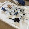 Die-Cast Military Aircraft Model Planes Assortment