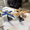 Die-Cast Military Aircraft Model Planes Assortment - 9