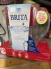 Brita Grand Water Filtration Pitcher, 10 Cup, Red