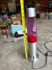 Silver Base Lava Lamp with Red Wax - 2