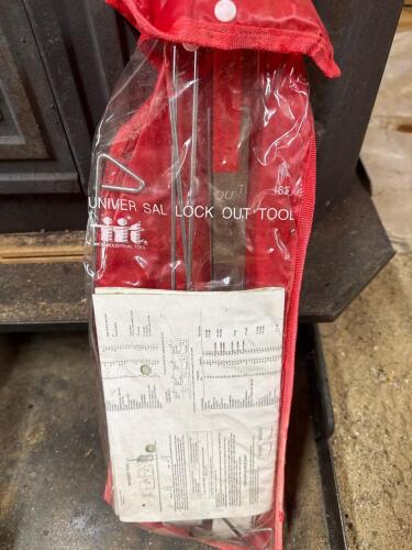 Universal Lock Out Tool Kit in Red Vinyl Case